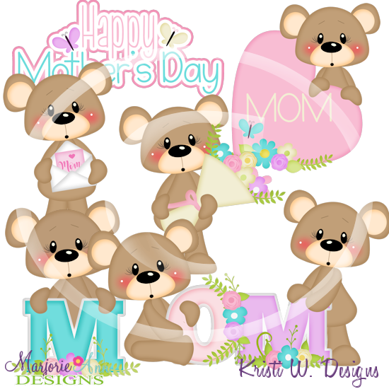Franklin-Mother's Day SVG Cutting Files/Paper Piecing +Clipart - Click Image to Close